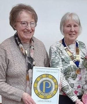 Supporting image for story: New year plans cut short for Cannock ladies, next gathering already anticipated