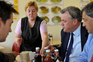 Tea is served at the Station Cafe