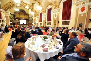 Guests gathered for the awards ceremony
