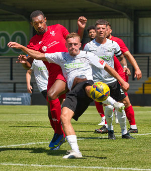 Hednesford Town v Kidderminister Harriers - JIM WALL