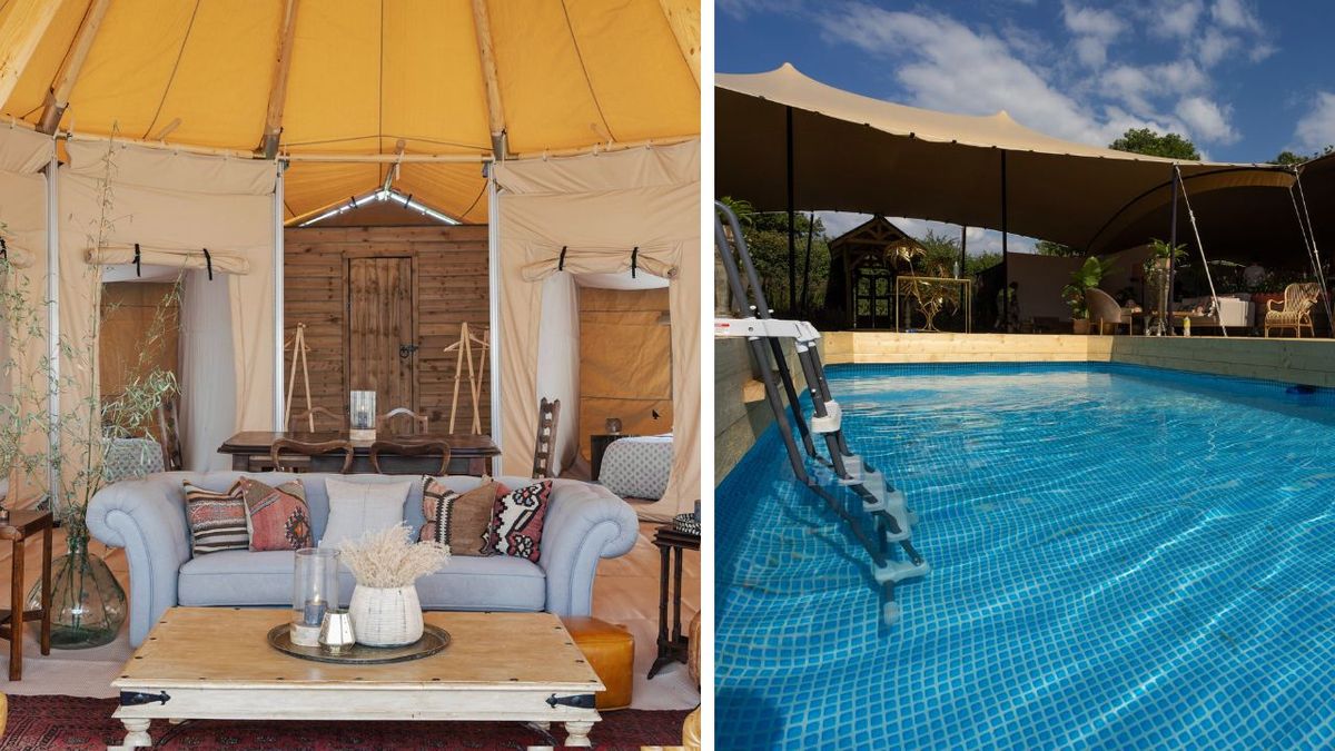 Glastonbury Festival’s poshest tent costing £29k offers helicopter rides to beat the traffic