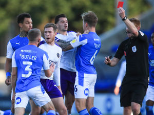 Supporting image for story: Referee 'hasty' in sending off Shrewsbury Town's Josh Vela in heavy Peterborough defeat – Sam Ricketts