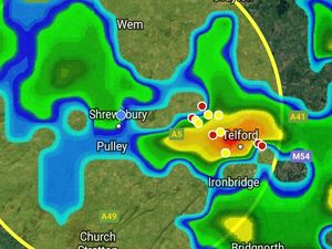 Supporting image for story: Lightning flashes over Telford as Met Office updates storm warning