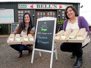 Supporting image for story: Stourport volunteers donating soap for charities