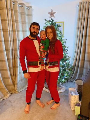 Jack Price with his family.