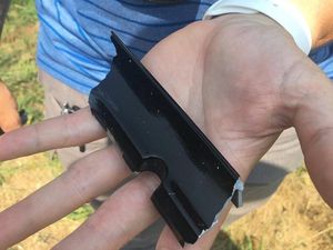 Supporting image for story: Reddit user successfully identifies hit-and-run car from debris left on road