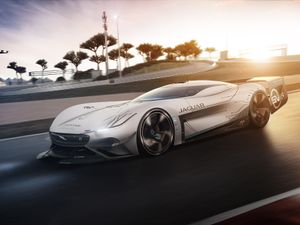Supporting image for story: The Jaguar Vision Gran Turismo SV is an electric race car for the virtual world