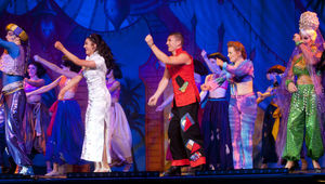 Panto stars in action