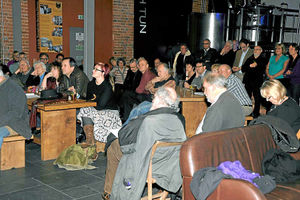 Some of the people who turned up at the Ludlow Festival meeting