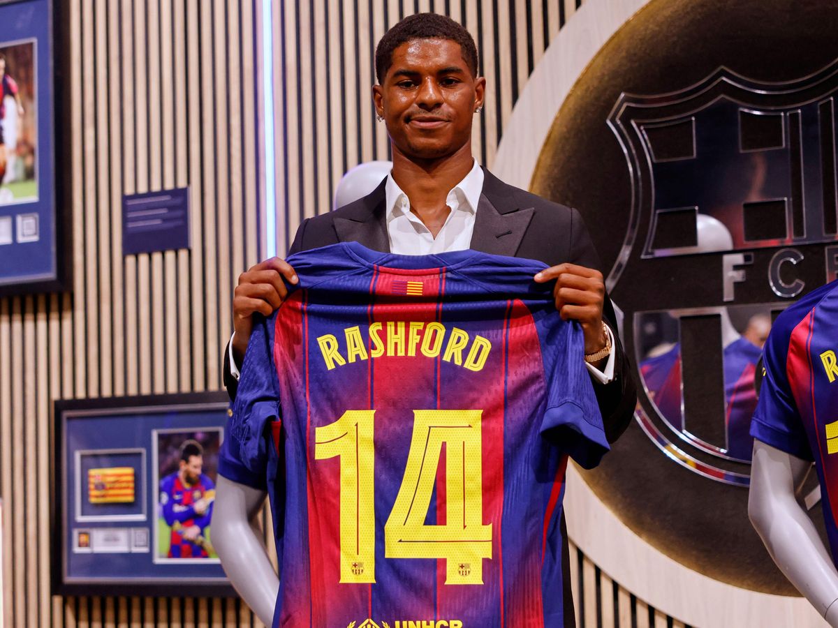 Marcus Rashford says Barcelona &lsquo;feels like home&rsquo; after completing loan move