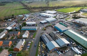 The former Rea Valley Tractors site in Newport (Andrew Dixon and Co)