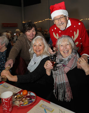 Pictured left to right, Deputy Mayor, Beverley Waite, Linda Crichton, Ruth Watson and Councillor Robin Pote. Photo: Phil Blagg Photography