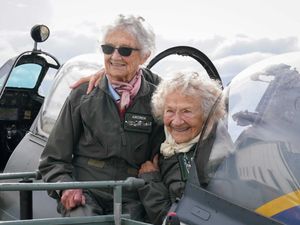 Supporting image for story: Second World War veterans celebrate their 100th birthdays with Spitfire flights