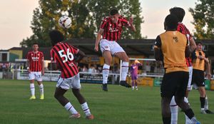 Action from Walsall's pre-season opener with Leamington