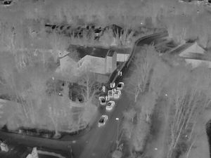 Supporting image for story: Drone with thermal imaging camera helps Wolverhampton Police locate four men