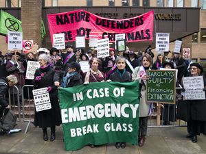 Supporting image for story: Climate protesters spared jail after smashing Barclays windows