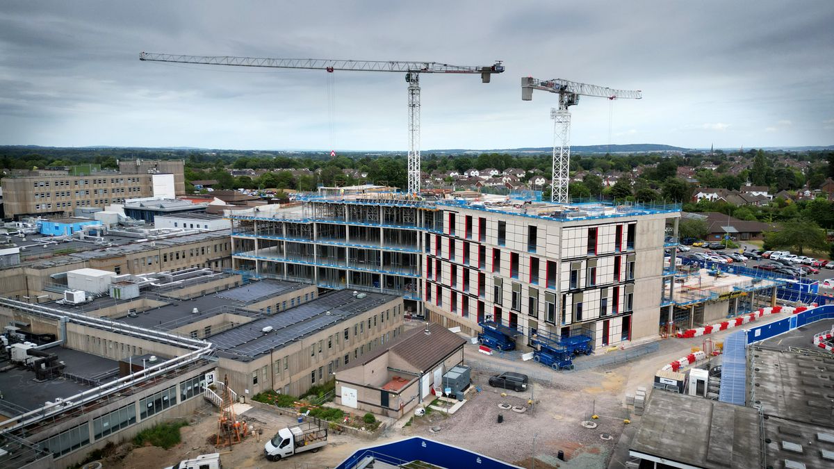 Royal Shrewsbury Hospital: See the latest progress on the multi-million pound redevelopment at the NHS health unit