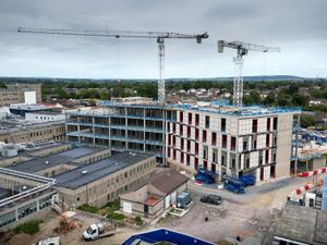 Supporting image for story: Royal Shrewsbury Hospital: See the latest progress on the multi-million pound redevelopment at the NHS health unit