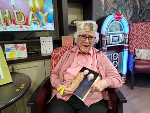 Supporting image for story: Shrewsbury care home resident shares secret to longevity after celebrating 100th birthday