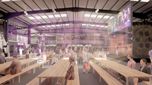 Central space at lower ground floor