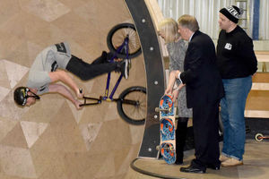 Supporting image for story: IN PICTURES: Minister visits Stourbridge sports projects