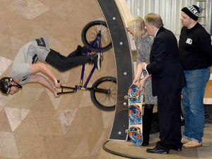 Supporting image for story: IN PICTURES: Minister visits Stourbridge sports projects