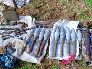 Supporting image for story: County troops help uncover weapons