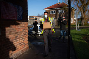 The vaccine was delivered to the surgery shortly before 2pm