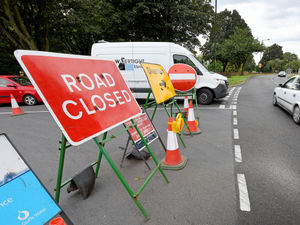 Supporting image for story: Road to be shut 'for several hours' after telegraph pole comes down at junction