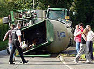 Supporting image for story: Tractor trouble captured