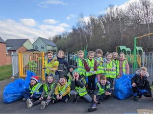 Supporting image for story: Telford pupils pick litter and raise money to support girl with aggressive cancer