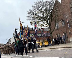 Dudley's Remembrance Sunday service. Photo: Imogen Alize