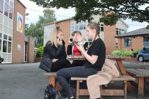 GCSE results day at The Marches School