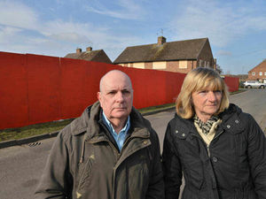 Supporting image for story: Newport residents see red over 'eyesore' fence