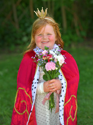 Jubilee Queen Alice Morris, aged four, enjoys the celebrations at Hill Avenue Academy, Wolverhampton.