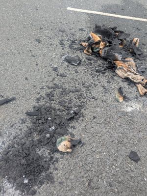 The pile of tea towels that had almost spelled catastrophe for the Telford restaurant. Photo: Restaurant 1840