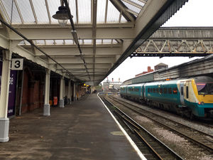 Supporting image for story: Broken down freight train blocks Shrewsbury to Chester line