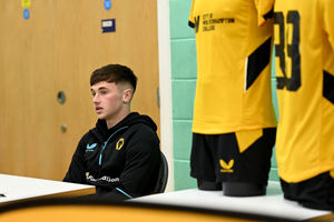 Luke Cundle met with students at Wolverhampton College. Photo: Ed Bagnall