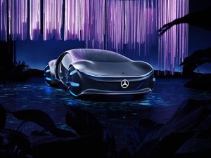 Supporting image for story: Mercedes-Benz Vision AVTR breaks cover at CES