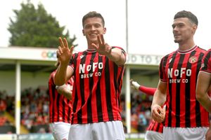 Walsall defender Harrison Burke signed a three-year deal with an option year this summer.