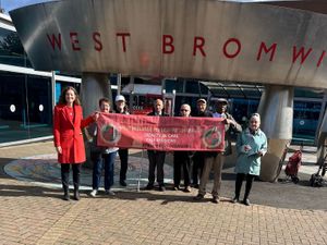 Supporting image for story: Pensioners protest outside West Bromwich bus station to demand better services