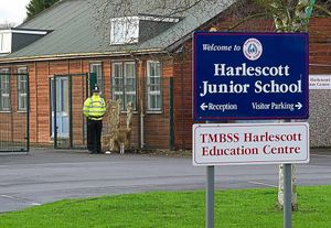 Police at Harlescott Junior School