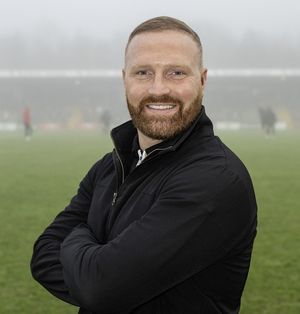 Hednesford Town manager Gavin Hurren. Picture: Jim Wall