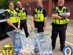 Supporting image for story: Illegal vapes and tobacco among items seized in swoop at Oldbury shop