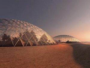 Supporting image for story: £100m Martian City planned for Dubai desert to simulate life on Red Planet