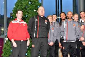 Walsall FC visiting Walsall Manor Hospital