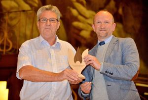 Award winners Paul Dawes and Bryan Hamer