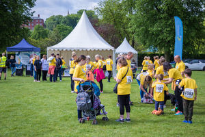 Walkers gather at the start. Pictures: Ross Andrew Photography