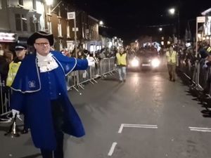 Supporting image for story: Here comes Santa: Newport turns out in force to see Christmas lights extravaganza