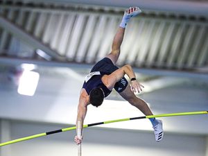 Supporting image for story: Shropshire pole vaulter Jake Watson celebrates gold